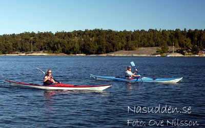 Paddla kajak på Utö